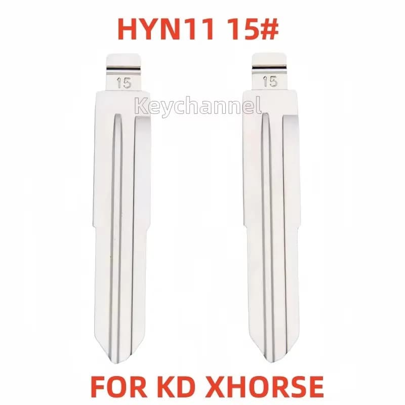 10pcs/lot HYN11 Car Flip Key Blade HYN6 KD Key Blank 15# HYN6FH for Hyundai Tucson Elantra Kia Cerato for KEYDIY Xhorse Remote