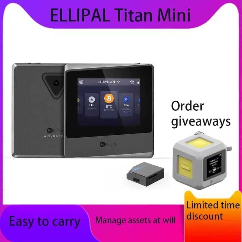 Metallo mnemonico per tasti privati - ELLIPAL 24 parole Frase di semi Mnemonico Metal, un facile da installare e rimuovere Memoria per celle frigorifere