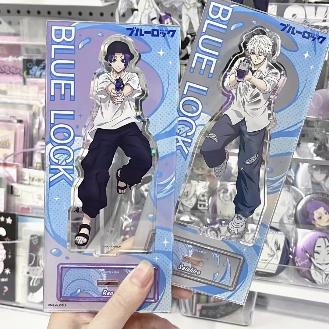 Anime Nagi Seishiro Mikage Reo tema scena cartone animato acrilico Stand figura Display modello Cosplay Desktop Decor