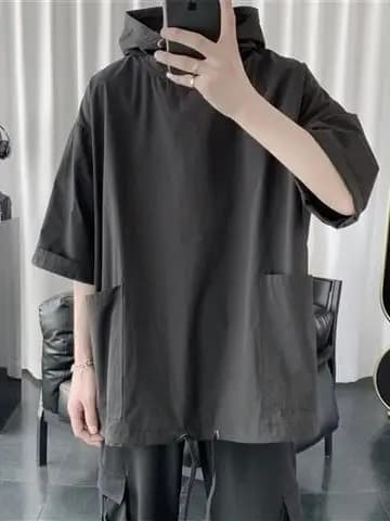Fashionable Loose Fit Hooded Top Trendy Unisex Sweatshirt Comfortable Breathable Polyester Fabric Casual Summer Hoodie