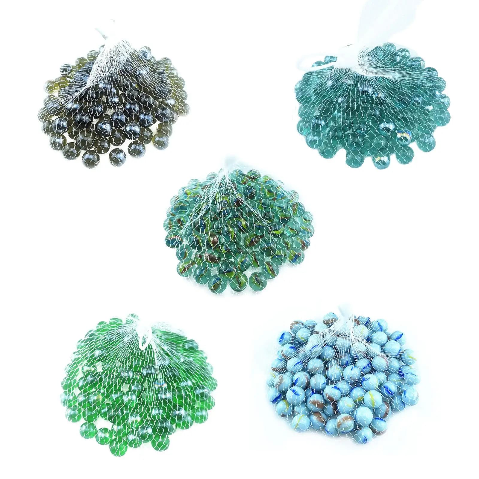 100x Biglie Giocattolo Palla Accessori per giochi da tavolo Biglie di vetro Perline Bomboniere 16mm per bambini Regali per ragazze