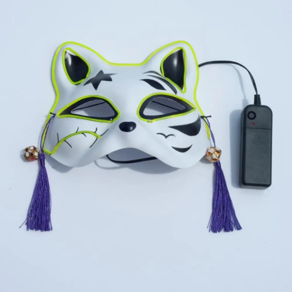 Beauty Fox Mask Premium PVC Lightweight Comfortable for Women Girls Festival Dance Party Carnival Fancy Dress Accessory Gift