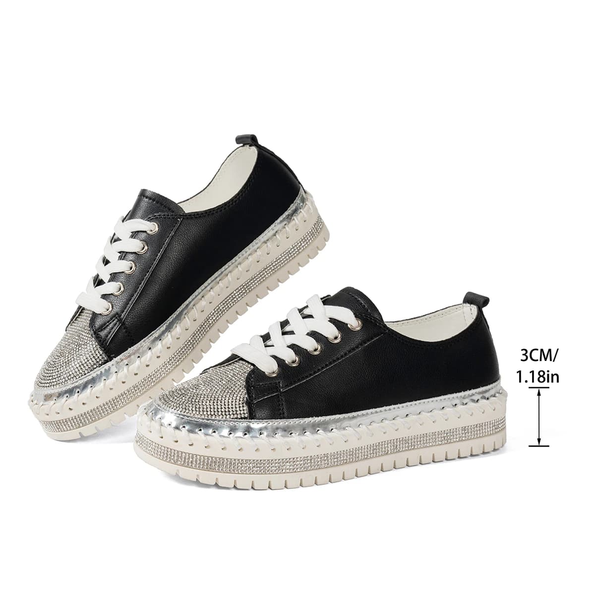 Nuove scarpe di tela alte da donna con piattaforma traspirante, casual, versatili, comode scarpe singole