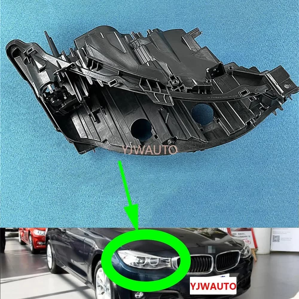 Per BMW Serie 3 GT 2013 2014 2015 2016 Faro Base Auto Faro Casa Lampada Anteriore Supporto Auto Faro Posteriore Supporto
