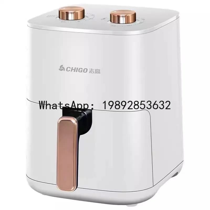 Low oil content multifunction intelligent air fryer, healthy for the house, with knob, no need to turn, electric oven.