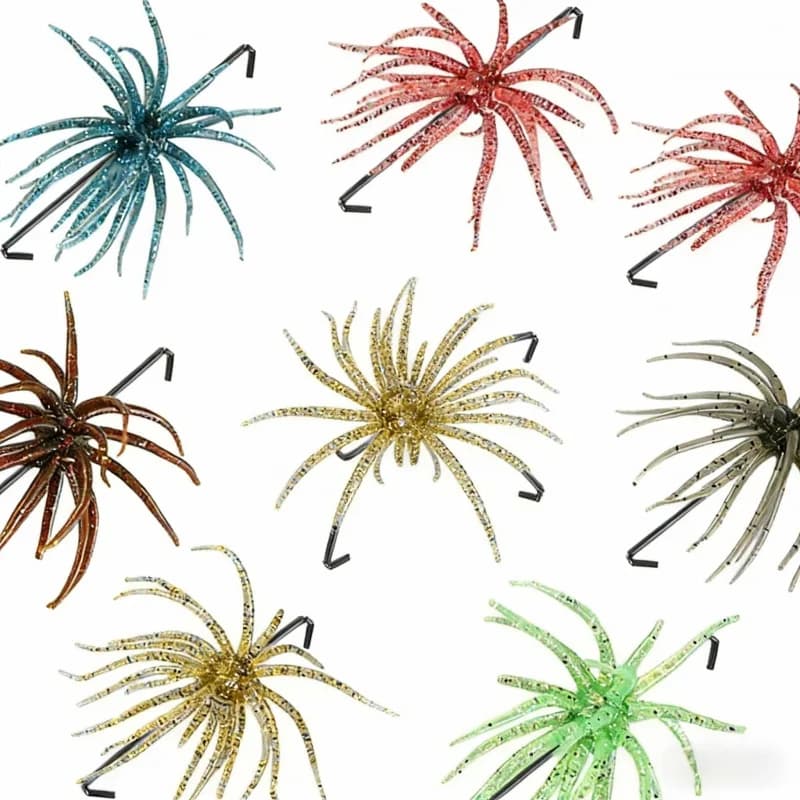 Esca morbida galleggiante in TPE 5cm 1.9g 1-2 Solo per la pesca in mare, la pesca in fosse nere, la pesca selvaggia, specificamente per spigole e pesci gatto