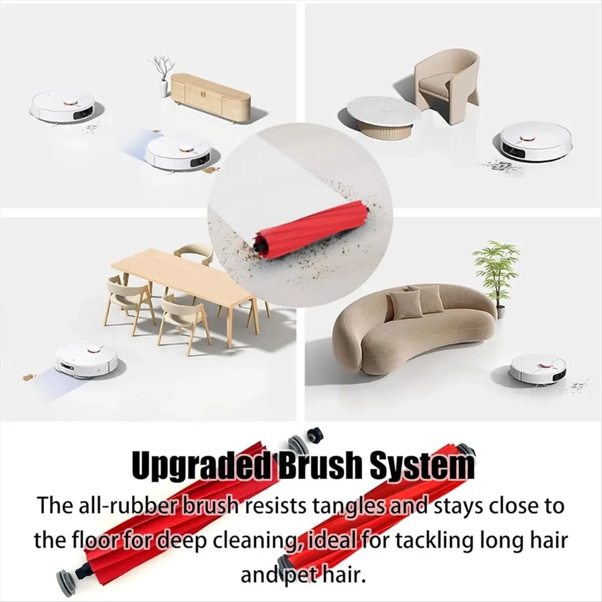 A92G New Replacement Parts for Q7 Q7+ Q7 Max Q7 Max+ Robot Vacuum Cleaner Main Side Brush Hepa Filter Dust Bags