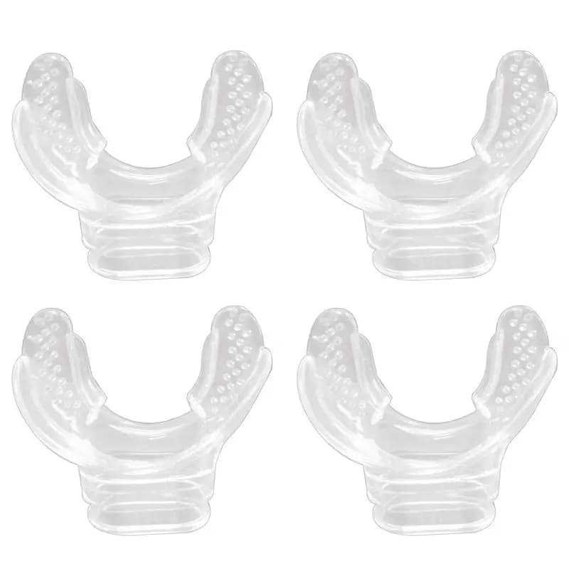 Silicone mouthpiece AT05-4PC for Underwater Regulator and Snorkel, Non-Toxic Underwater Equipment, Anti-Allergic, Safety Silicone