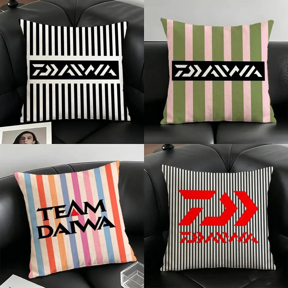 D-DAIWA FASHION BRAND Federe in Lino per Cuscini, Copricuscini per Divano, Soggiorno, Panca, Patio, Pavimento, Decorazioni per la Casa