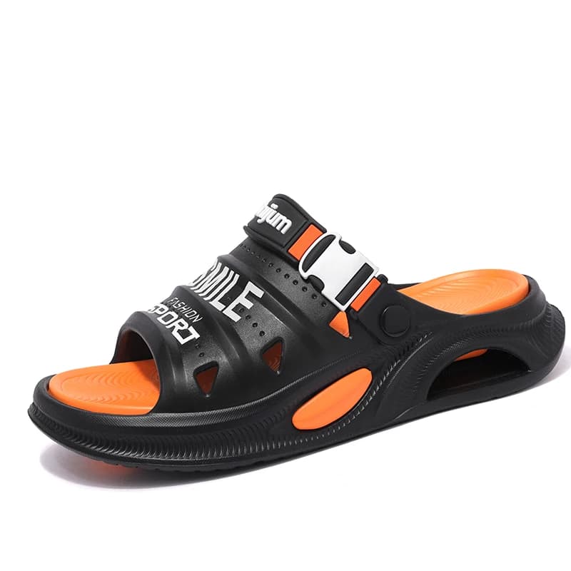 Ciabatte Estive da Uomo, Sandali da Spiaggia Unisex, Zoccoli Casual da Giardino, Sandali a Punta Larga per Esterni, Antiscivolo per Casa e Doccia