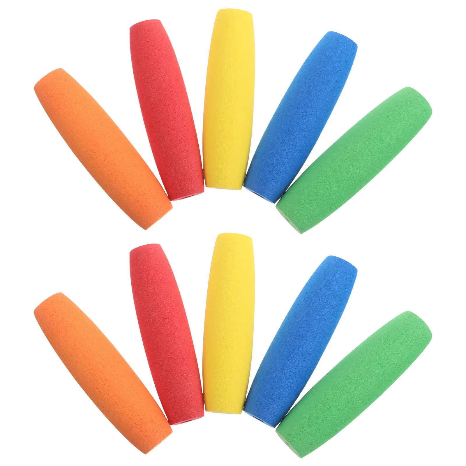 10 Pezzi Copri Uncinetto in EVA, Colori Vivaci, Morbidi, Antiscivolo, Ergonomici, per Uncinetti, Accessori Essenziali per il Lavoro a Maglia