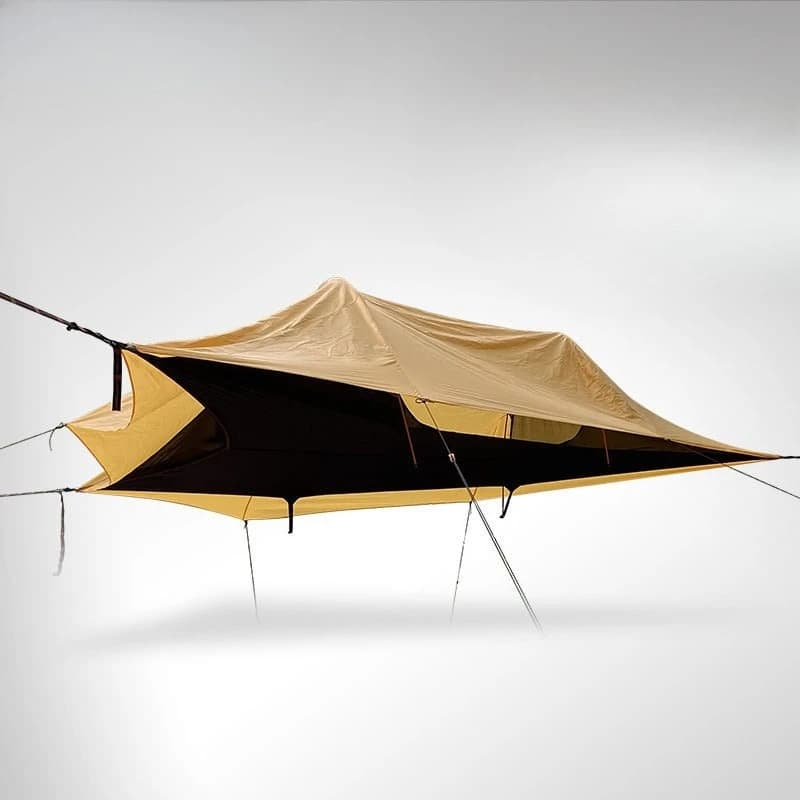 Tenda da albero per 2-3 persone con tenda da albero sospesa Rainfly Amaca da campeggio Tenda da campeggio per casa sull'albero Doppio strato di vendita caldo