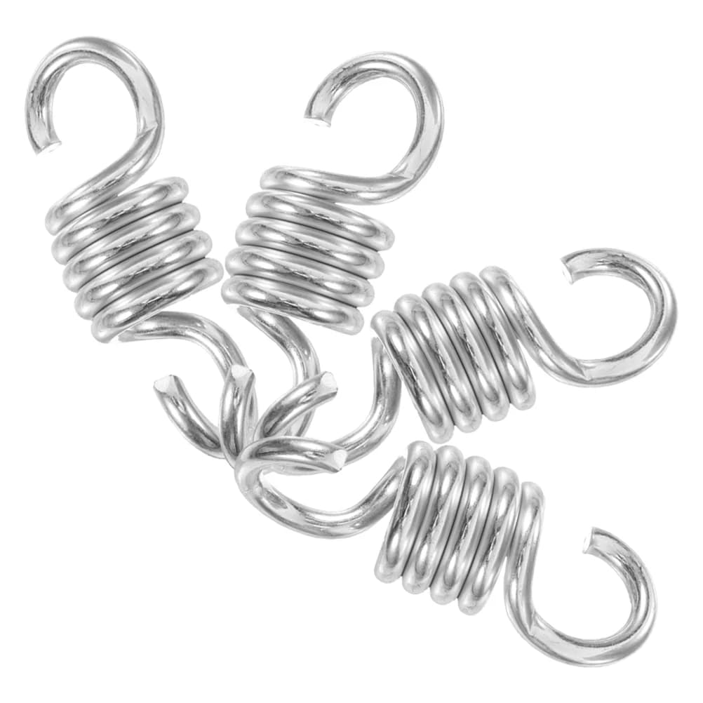 4 Piece Heavy Duty Bag Springs: High Strength Tension Spring for hammock chair, boxing bag, outdoor patio swing, indoor gym
