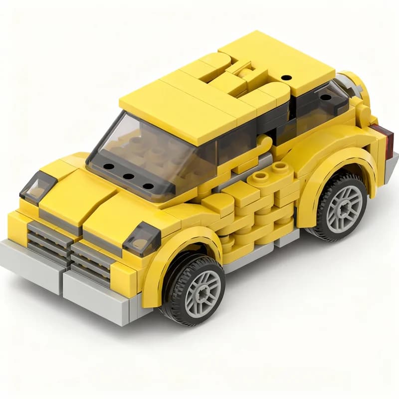 250 Pezzi MOC Transformers Bumblebee, Blocchi da Costruzione Auto, Giocattolo Educativo Creativo, Regalo di Natale