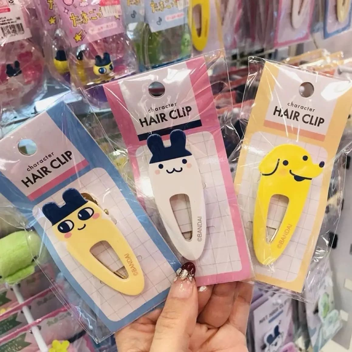 Tamagotchi Electronic Pet Mametchi Kuchipatchi Hair Clips Sweet Girly Bangs Clips Broken Hair Side Hair Accessories