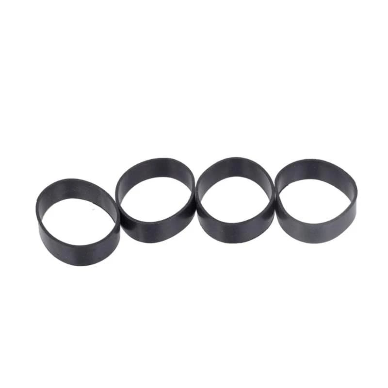 4pcs elastici multifunzionali elastici neri elastici resistenti freddo per sopravvivenza