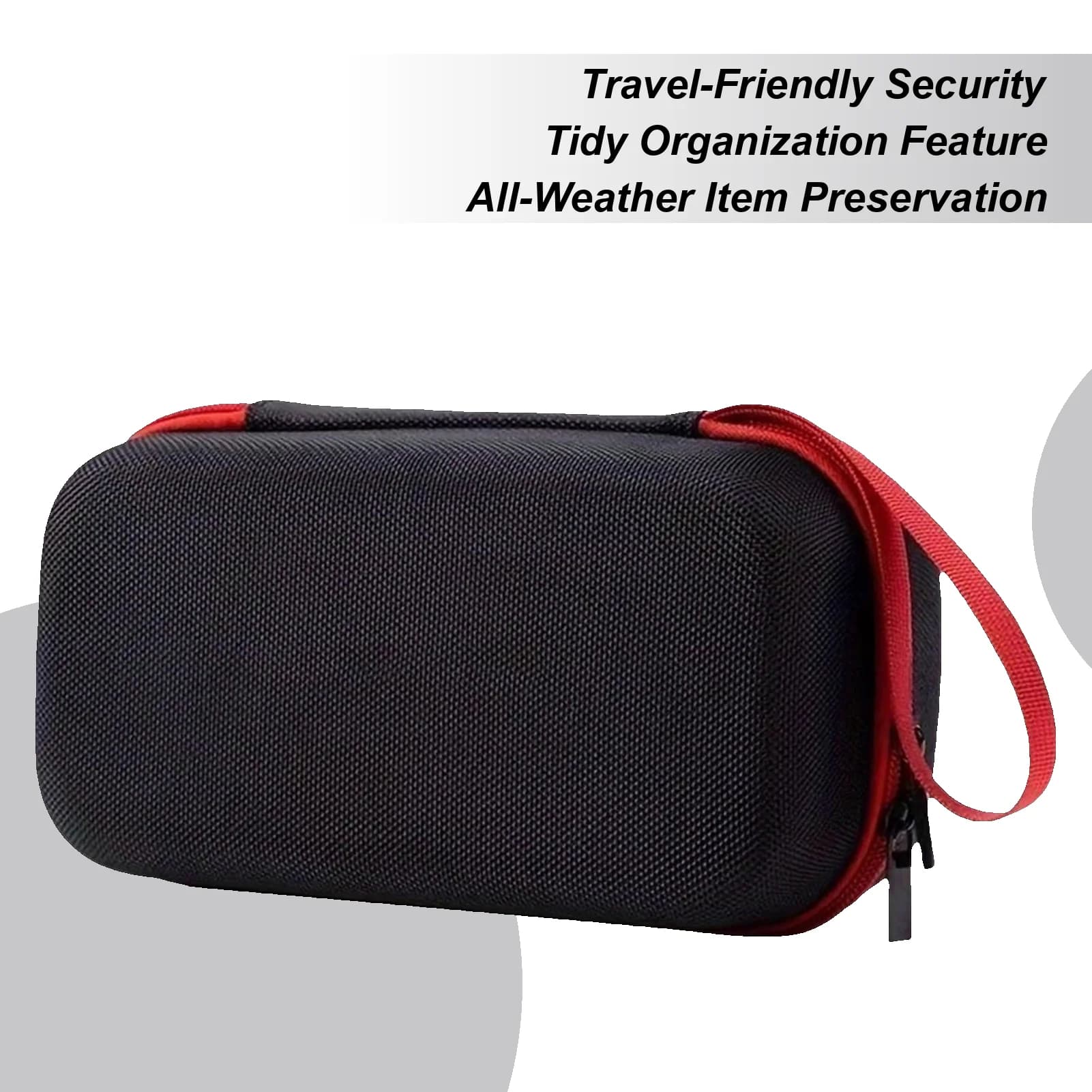 Borsa per compressore d'aria per pneumatici Gonfiatore Custodia in Eva Borsa per il trasporto Scatola portaoggetti per gonfiatore versatile ad alta resistenza per viaggi in campeggio su strada