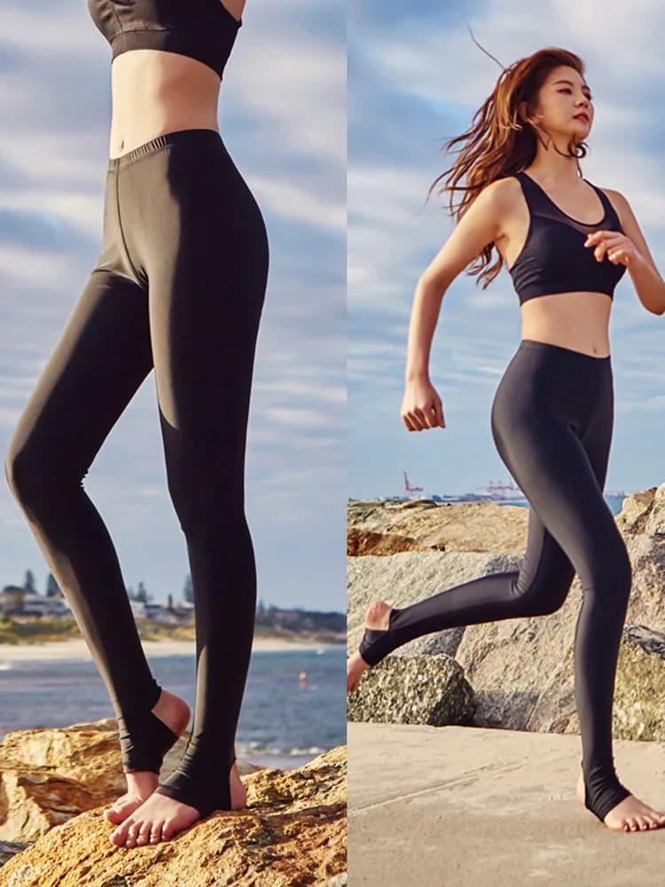 Long, slender women's shorts for swimming, diving, water sports, sun protection and scuba diving