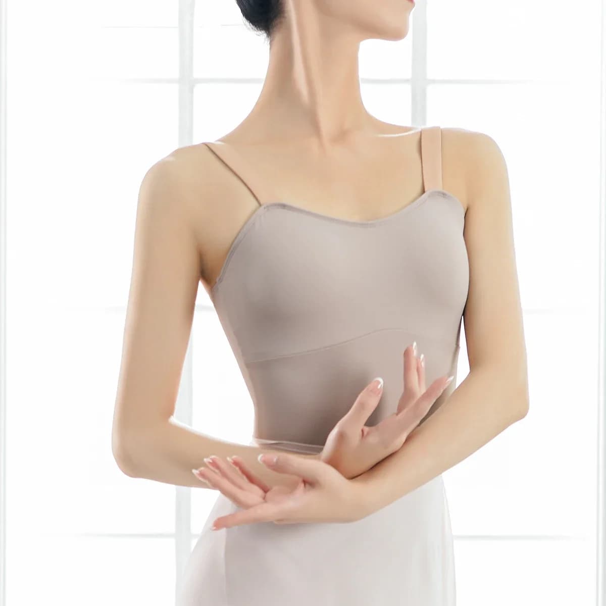 Adulto danza canotta body balletto Costume largo cinturino in carne tuta costumi da bagno Costume da bagno donna body per ragazze ginnastica