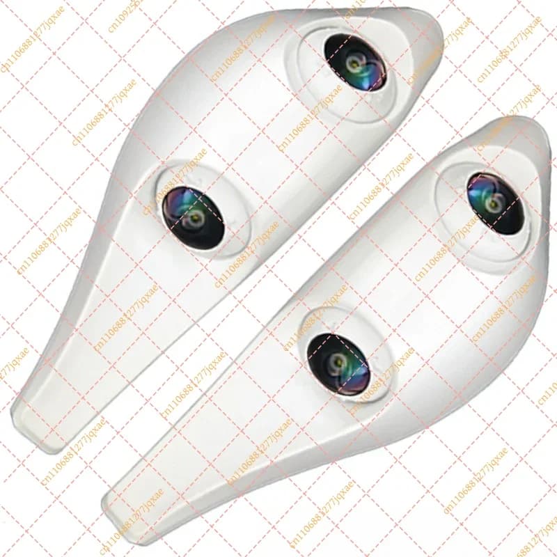 2-in-1 1080P AHD Car Door Blind Spot Camera, Waterproof No-Drill Backup Rear View Monitor