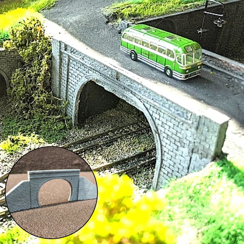 N Scala Ferrovia Treno Pista Tunnel Ingresso Modello Creazione Materiali FAI DA TE Montagna Grotta Tunnel Micro Paesaggio Diorama Kit 1 pz