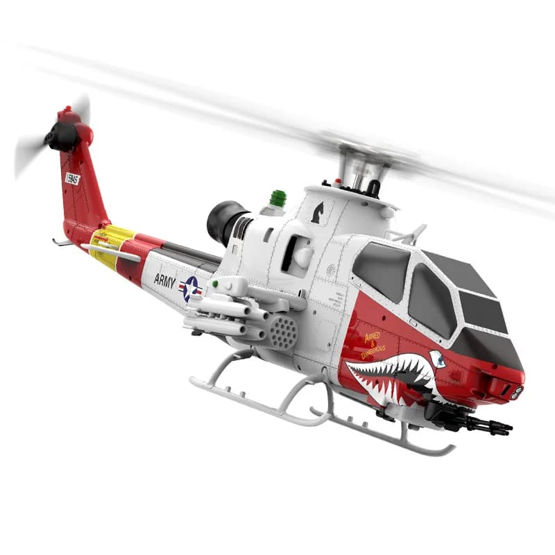 Elicottero RC YuXiang F112S AH-1 Cobra 2.4G 9CH GPS con localizzazione ottica del flusso, LiDAR TOF, mantenimento dell'altitudine, motore brushless, scala 1:32