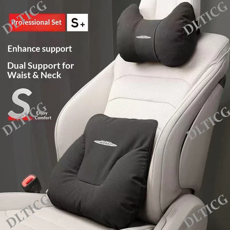 For MINI John-Cooperworks F54 F55 F56 F57 R52 R55 R56 R58 R60 R62 Car Headrest Neck Support Seat Lumbar Cushion Soft Neck Pillow