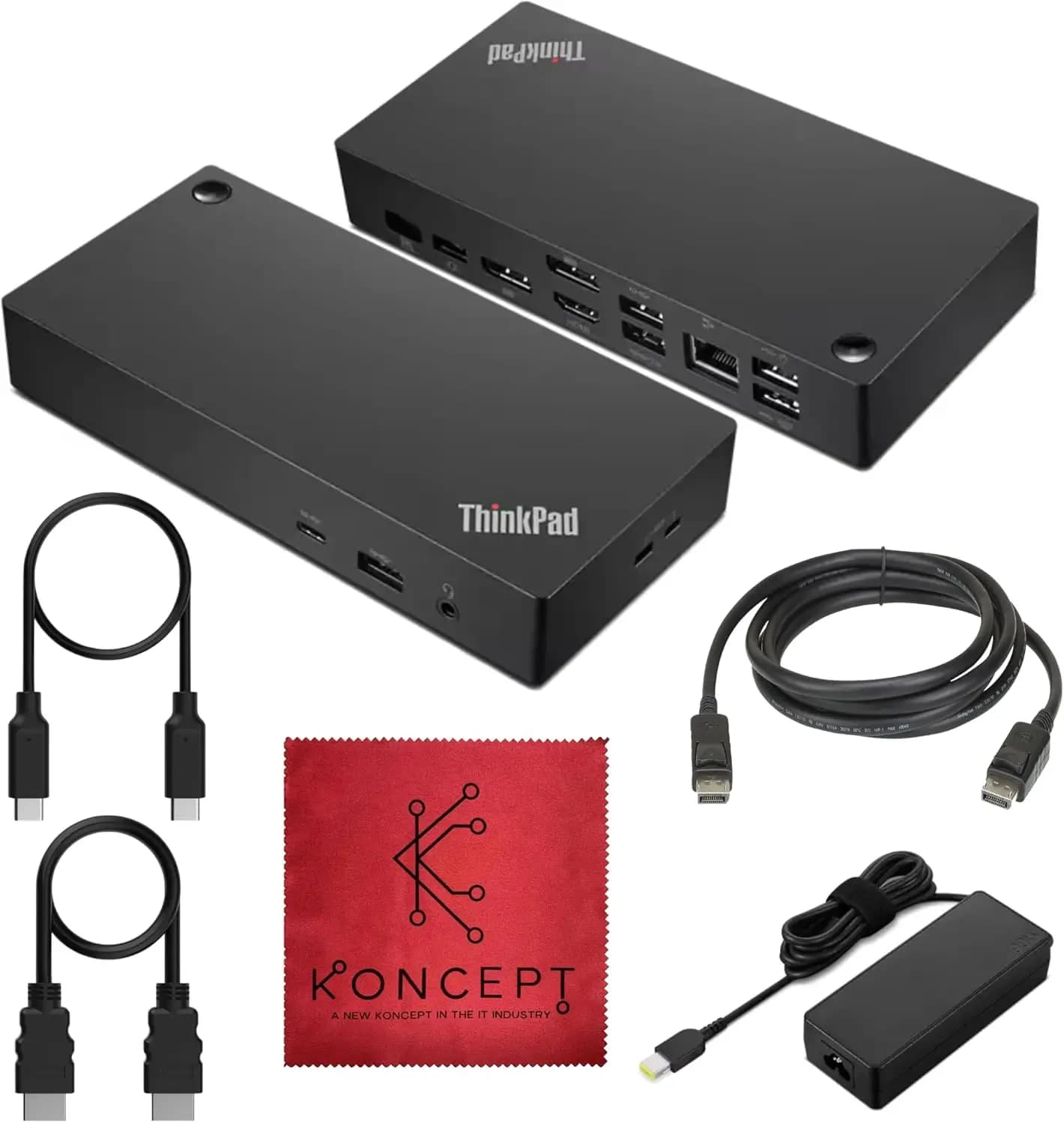 Docking Station USB-C universale con supporto per doppio monitor, HDMI 4K e DisplayPort, alimentatore da 90W (Ricondizionato)