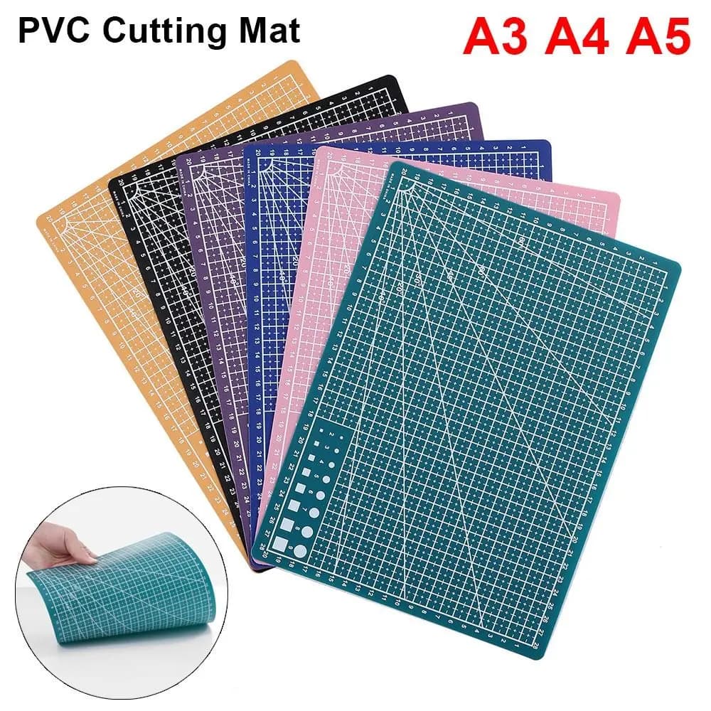 1Pcs Double-side Leather Craft Tool Cutting Mat Engraving A3 A4 A5 Cutting Board Patchwork Sewing PVC Workbench Pad Home DIY
