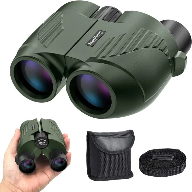 Telescopio di osservazione da campeggio impermeabile tascabile professionale ad alta definizione 20X25, telescopio ottico portatile da caccia all'aperto