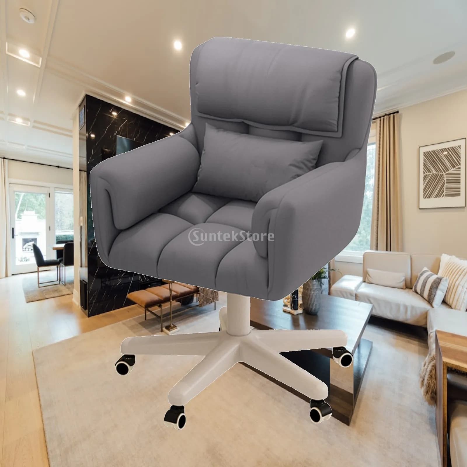 Computer Office Chair Swivel Gaming Chair Fashion Ergonomic Backrest Decoration