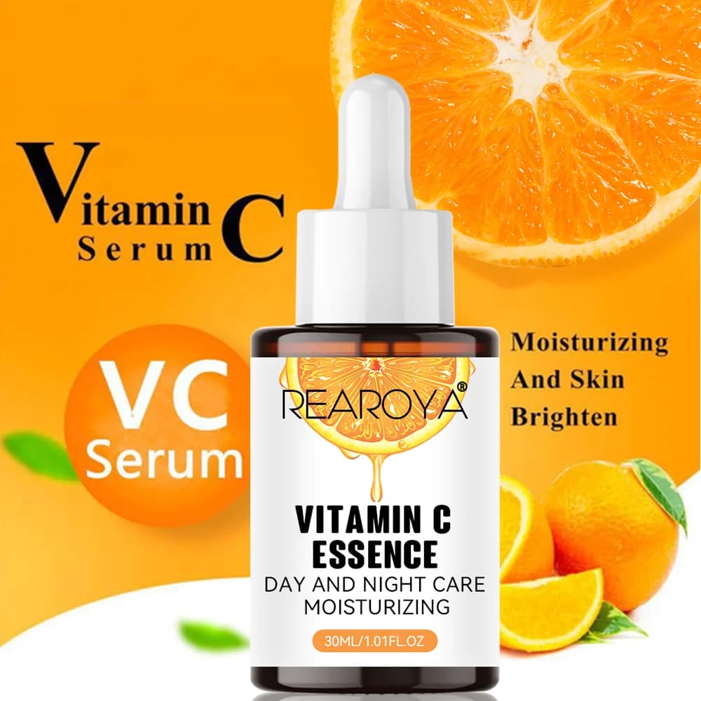 Vitamin C Face Essence Lifting firming fade thin whitening lines moisturizing nourishing cream day and night skin care