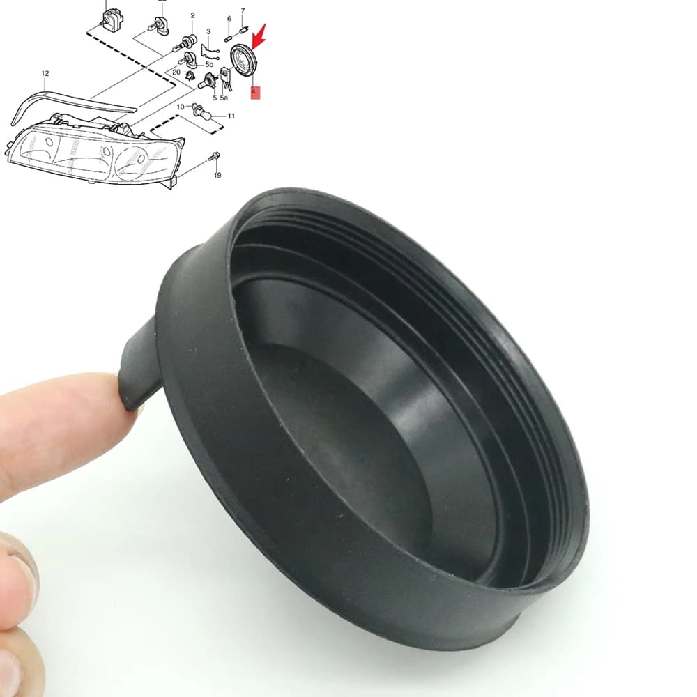 Backlight Lampadina Extended Housing Waterproof Gasket Head Cover Dust Cover 30764520 For Volvo XC90 S60 P24 XC70 V70 S80