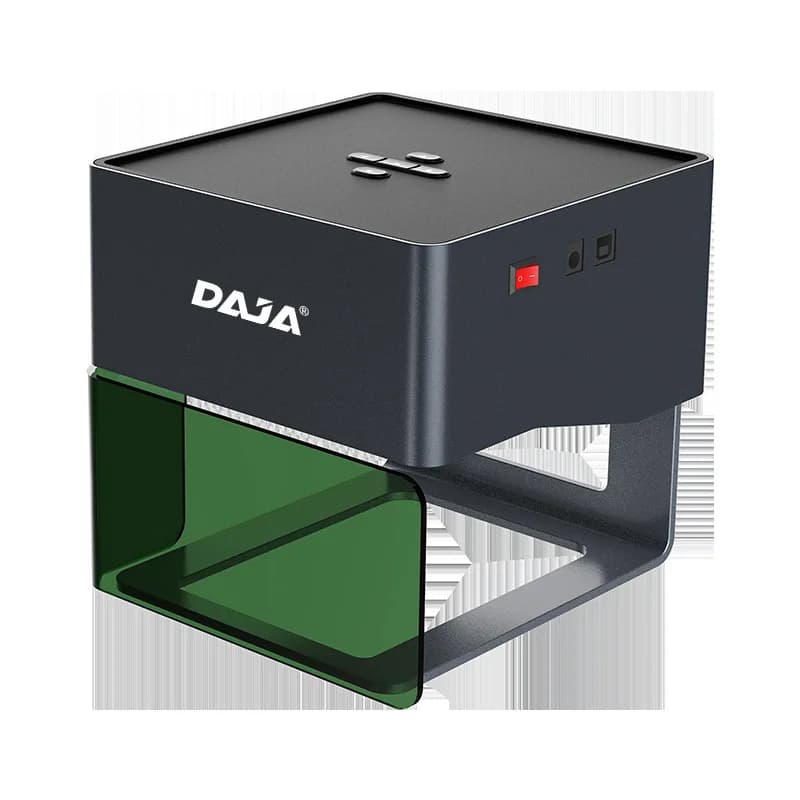 DAJA DJ6 Mini Incisore Laser Portatile Fai-da-te Bluetooth per Targhette, Carta, Pelle, Legno, Plastica, Loghi - Macchina CNC Professionale