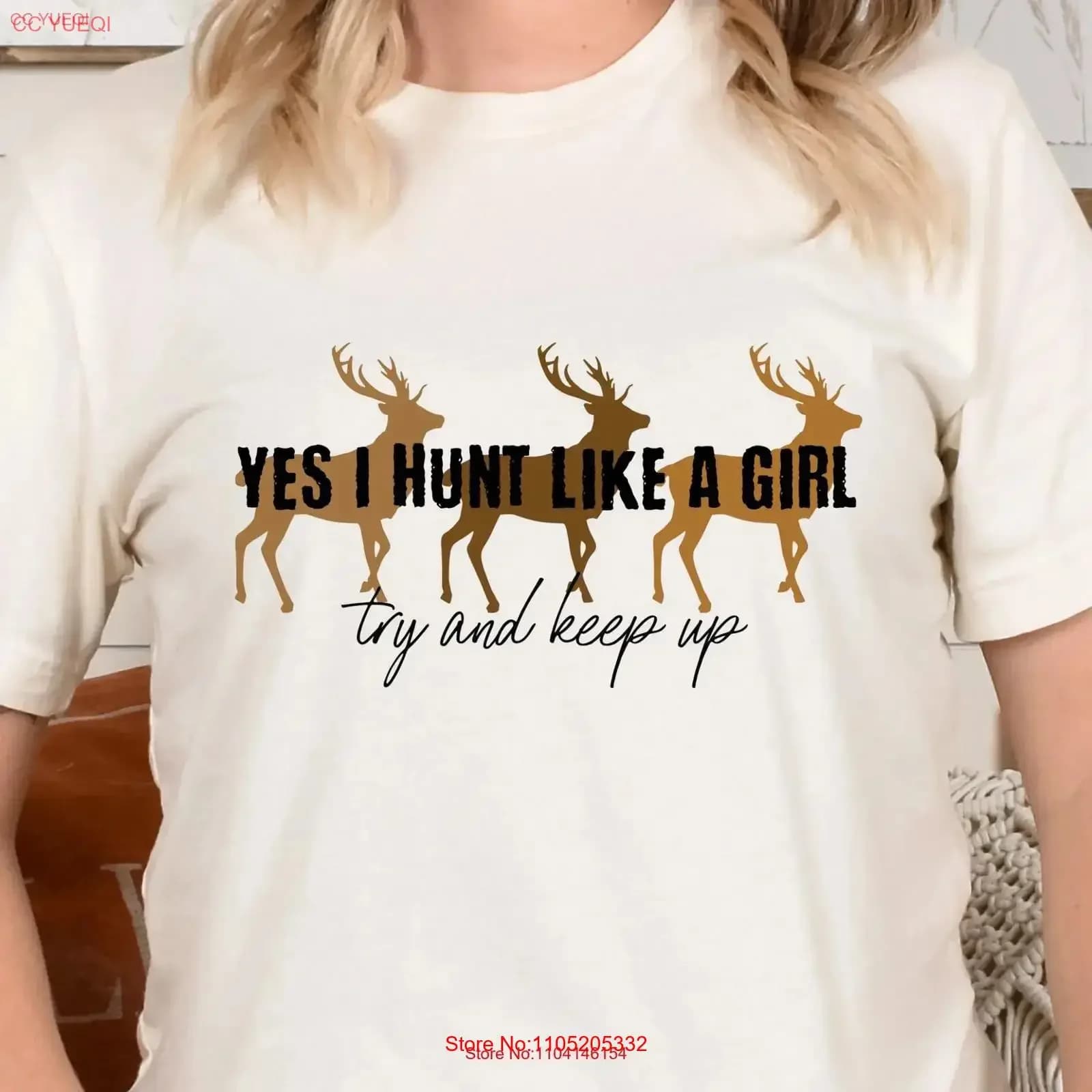Divertente caccia come una ragazza maglietta da caccia per cacciatori donne carino alce il suo vintage lavato streetwear unisex morbido grafico allungato