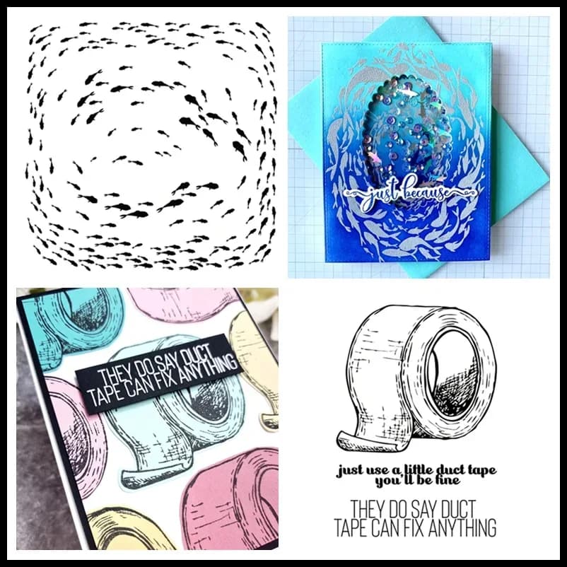 Clear Stamps for 2022 New Scrapbooking Paper Mermaid Dolphin Whale Bird Flower Leaf Embossing Craft Card NO Cutting Dies