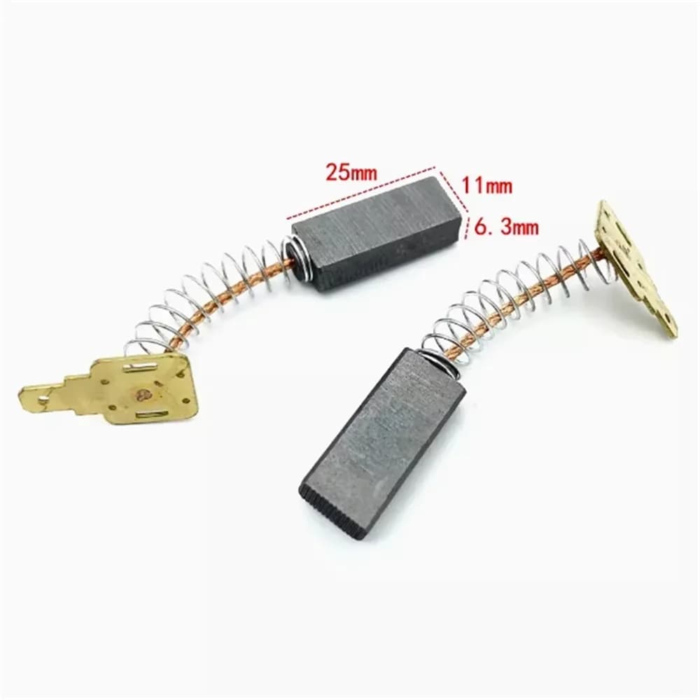 10 pz Yili/Liqi macchina per la pulizia ad alta pressione lavatrice per auto motore spazzola di carbone 6.3*10/11 7.2*13