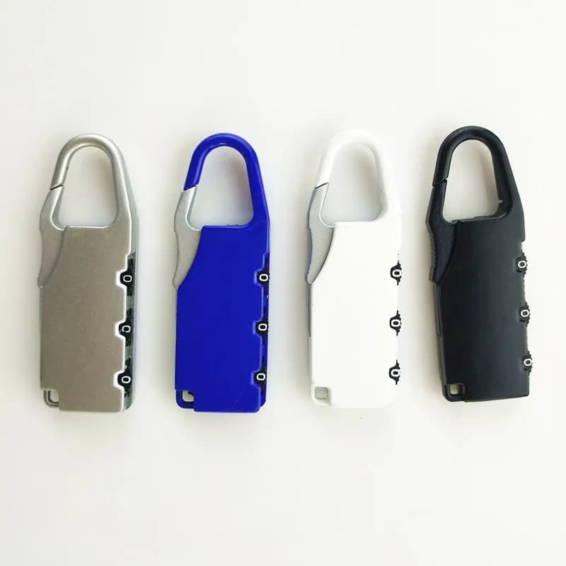 Alloy Combination Code Number Lock Padlock Luggage Lock for Zipper Bag Backpack Handbag Drawer Cabinet Luggage Lock Tools