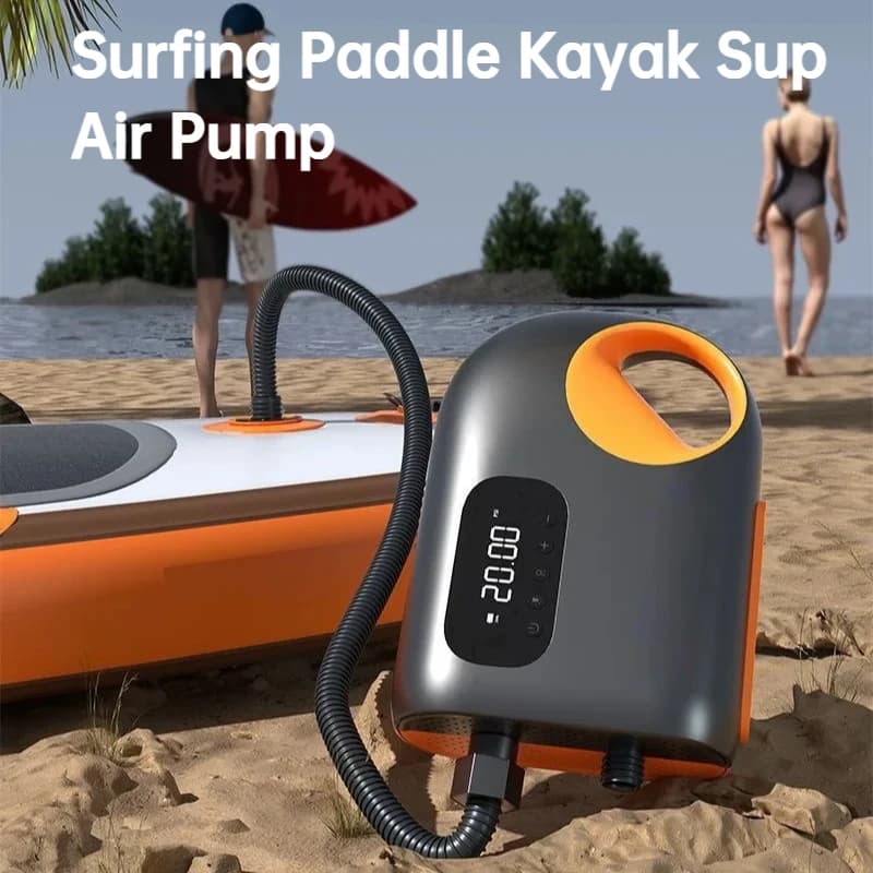 Pompa Gonfiabile Wireless Portatile con Batteria da 18000mAh per Campeggio, Tende, Surf, Paddle Board, Materassini Gonfiabili, Barche, SUP, Kayak