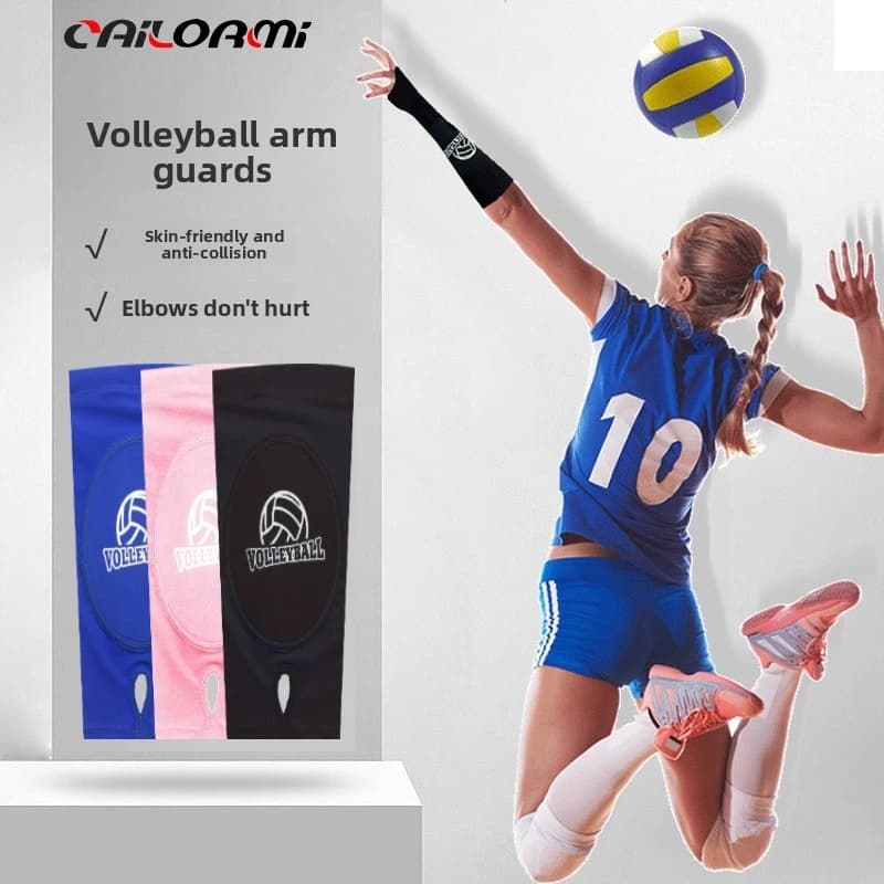1 Paio di Manicotti Imbottiti per Pallavolo per Bambini/Adulti, Protezioni per Avambraccio e Polsi per Ragazze, Ragazzi e Adulti