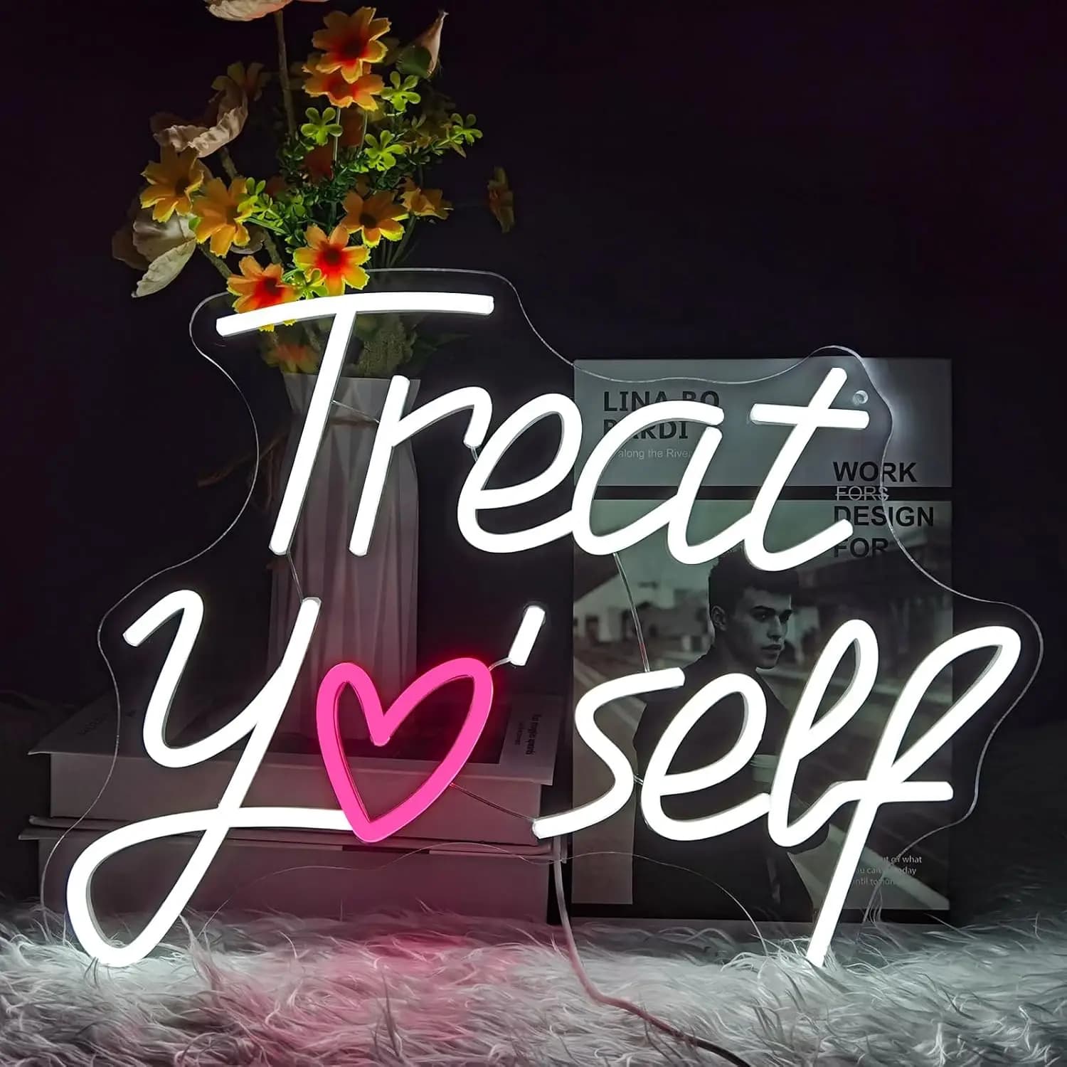 Insegna Luminosa al Neon USB LED - Luce Decorativa Estetica per Bar, Feste, Sala Giochi, Camera da Letto - Regalo Personalizzato
