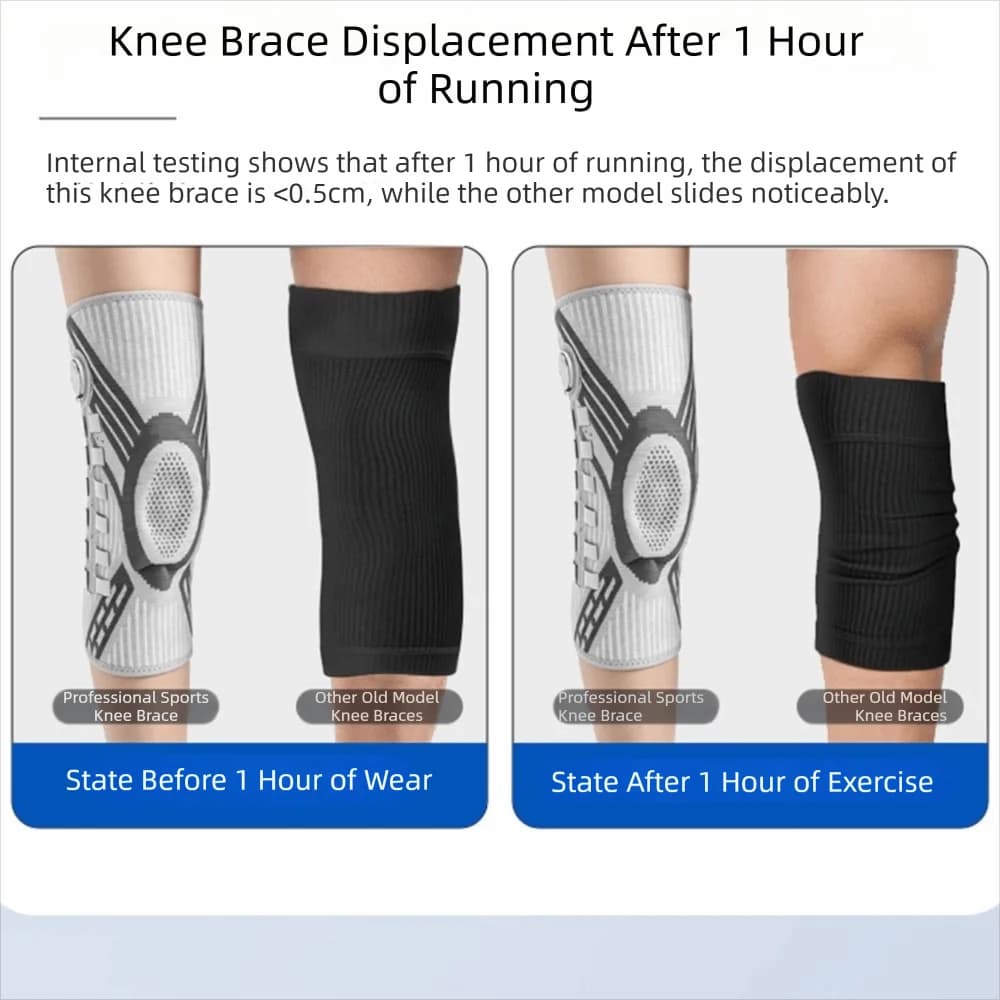 Professional Adjustable Knob knee pads Non-Slip Elastic Sports Knee Brace Thin Breathable Knee Brace Support Basketball