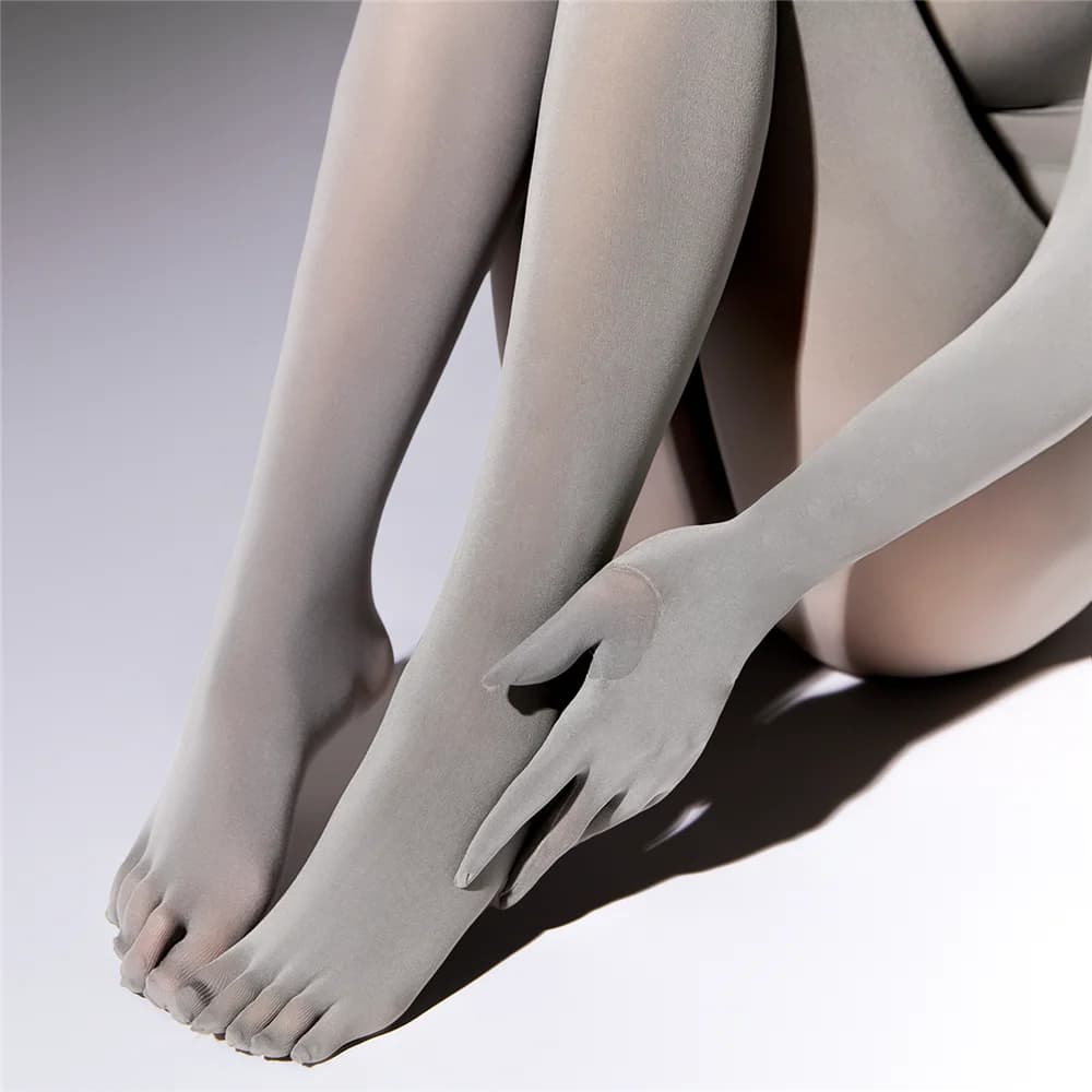 Body Sexy da Uomo 120D con Maniche a Guanto, Apertura all'Inguine, Collant Sexy, Abbigliamento Inferiore, Fasciatura Elasticizzata, Bodyhouse, Leotard da Cameriera