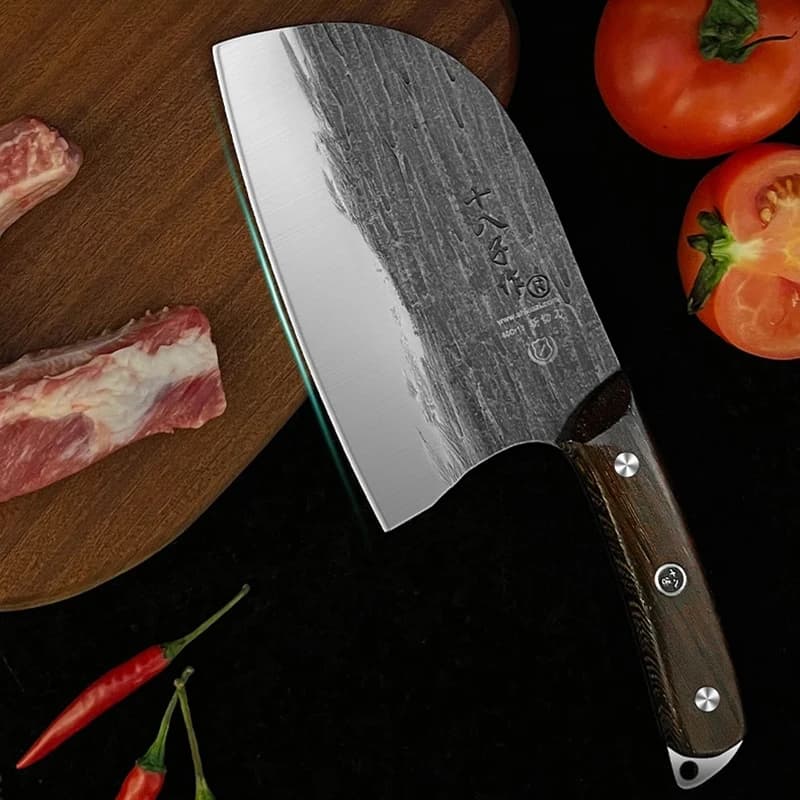 Shibazi Kitchen Knife For Home Hand-made Forged Knife for sharp Chinese vegetables for domestic use