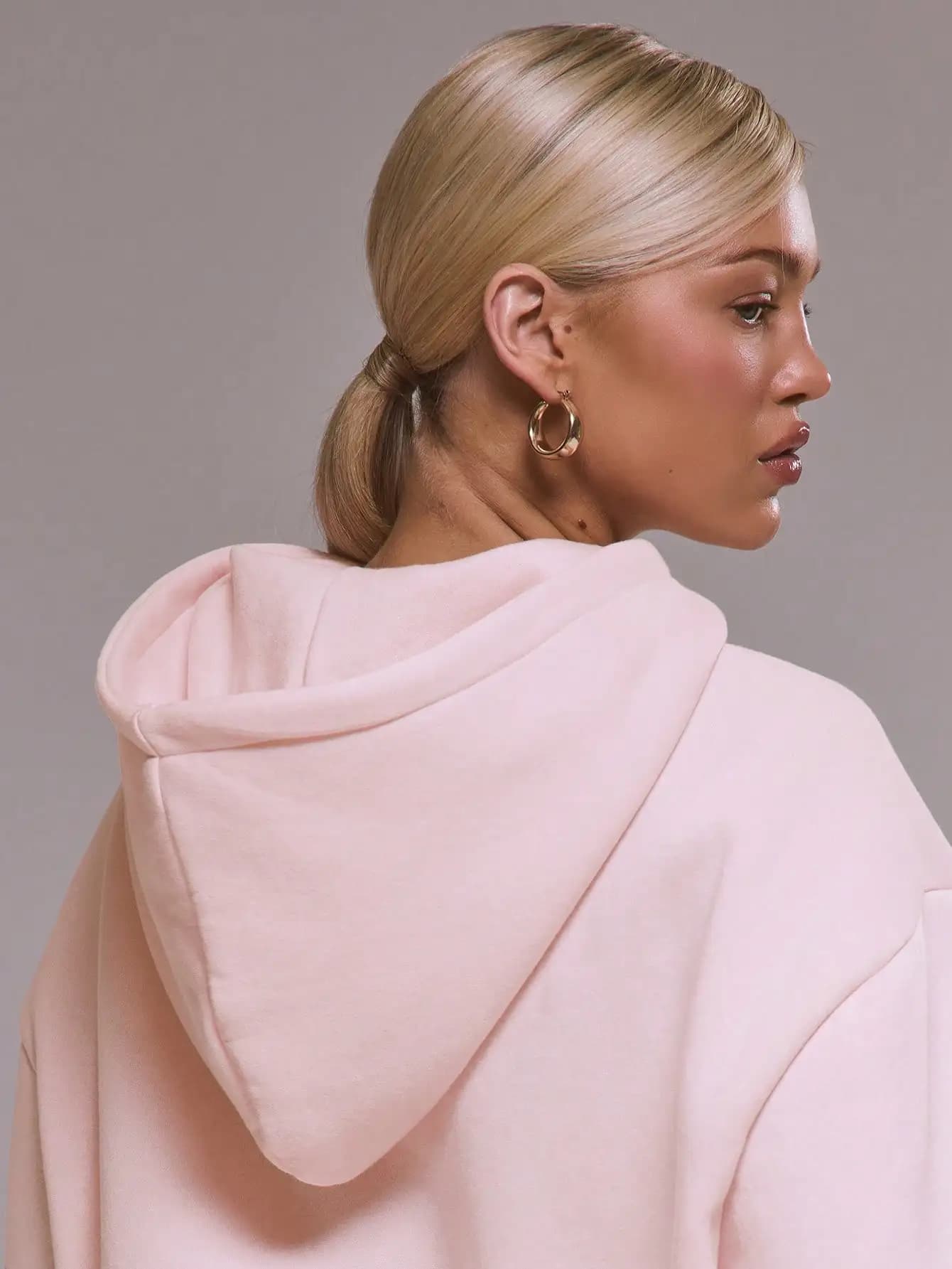 Felpa Oversize con Applicazioni, Casual e Comoda per Donne