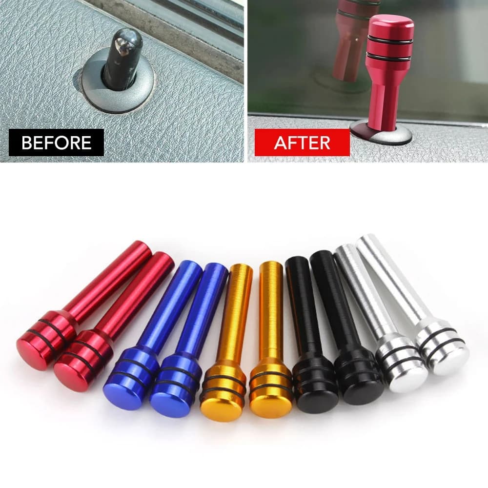 2Pack Perni di Bloccaggio Della Porta In Lega Perno di Bloccaggio Vite Manopola per LADA VW Renault HYUNDAI HONDA Mitsubishi AUDI Chevrolet Peugeot Suzuki S