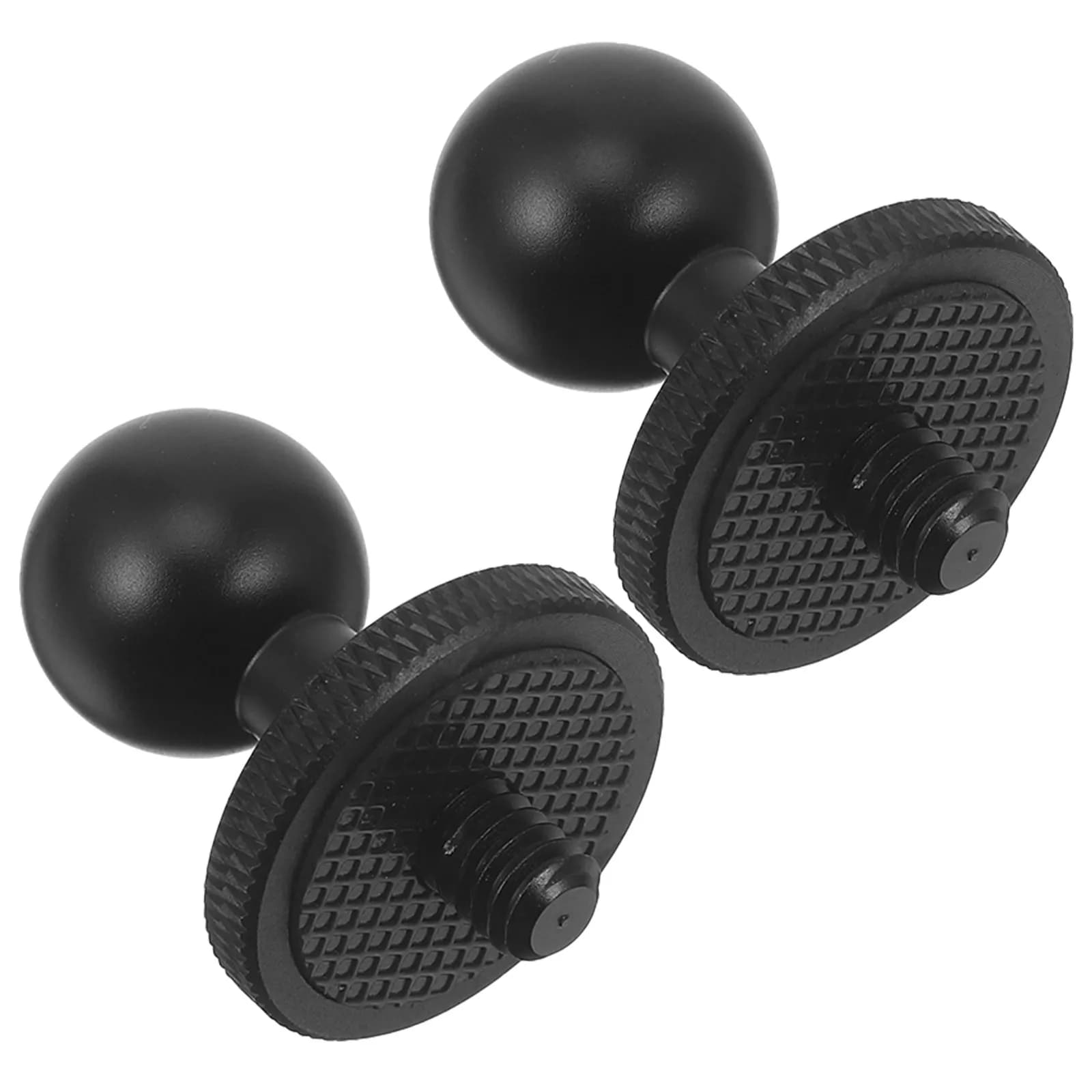 2 Pezzi Mini Testa a Sfera per Fotocamera, Adattatore per Treppiede Rotante e Stabile, Ricambio per Accessori Fotografici DSLR e Smartphone