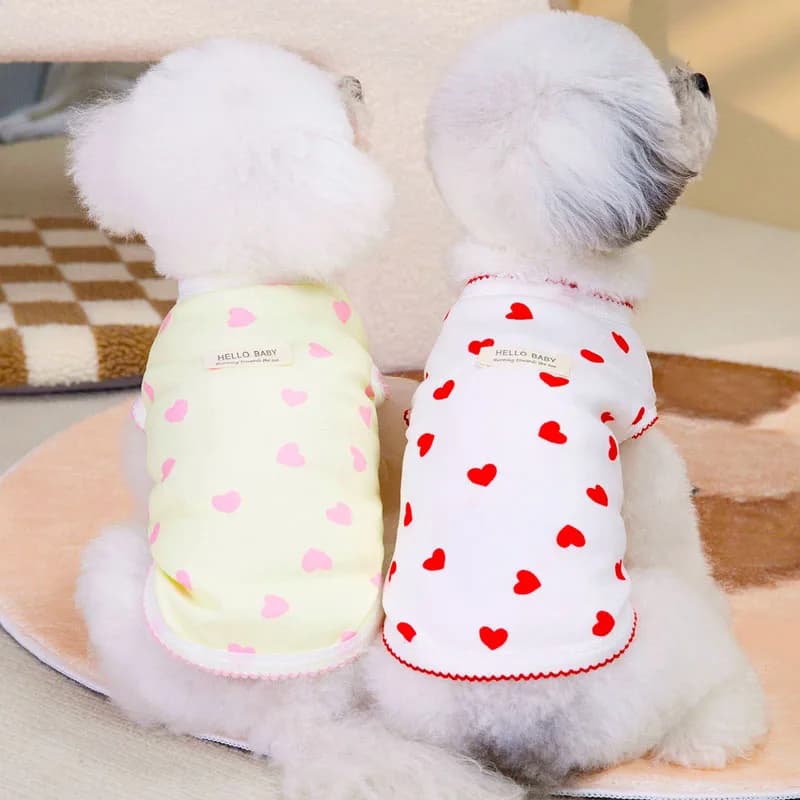 Abbigliamento per Cani Giallo e Rosso, Felpe a Maniche Corte per Cani Piccoli, Chihuahua, Yorkie, Vestiti per Animali Domestici, Felpa con Cappuccio, T-Shirt XL