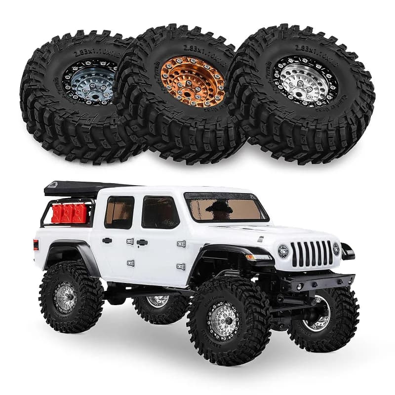 Cerchione da 1,3 pollici per auto da arrampicata 1/18 TRX4M SCX24 FMS Ascent-18 W341
