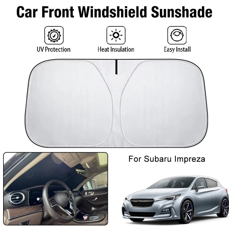 Parasole per parabrezza anteriore per Subaru Impreza, protezione UV, isolamento termico, accessori per la protezione solare degli interni auto